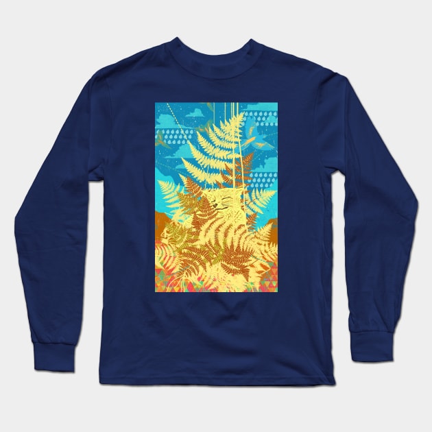 FERN FOX Long Sleeve T-Shirt by Showdeer